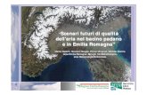 Scenari futuri di qualità dell’aria nel bacino padano e in ...€¦ · “Scenari futuri di qualità ... Scenari: Emilia Romagna zero, Ozono Ozono, numero di giorni con media su