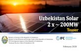 Uzbekistan Solar 200MWminenergy.uz/uploads/ed9ed75d-5374-5117-94c0-e219e7faff... · 2020. 2. 21. · Uzbekistan has the potential to become the largest economy in Central Asia given
