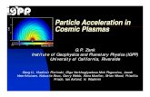Particle Acceleration in Cosmic Plasmas · Cosmic Plasmas Three fundamental questions can be regarded as motivating this work: 1. Explain the origin of energetic particle power-law