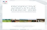 ProsPective Agriculture Énergie 2030 - Vie publique · Agriculture Énergie 2030 a été l’un des premiers chantiers majeurs du CEP. Basé sur un groupe de travail d’une Basé