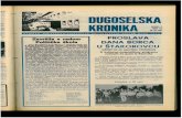 Dugoselska kronika · 2. STRANA DUGOSELSKA BRO' — 25. 1977. — GODINA X 1941, sam DO ilegalno se Preseki. Bukw'u i a Zapreäéa u ZaZO— rje u Gu— —m banlj—
