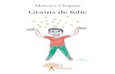 Maurice Chapuis - fnac-static.com2 Grains de folie Maurice Chapuis 6.34 648894-----INFORMATION-----Couverture : Classique [Roman (134x204)]