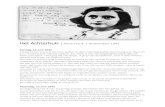 Het Achterhuis | Anne Frank | Amsterdam 1947 · Dan begin ik maar meteen; het is nu zo lekker rustig, vader en moeder zijn uit en Margot is met wat jongelui bij een vriendin gaan