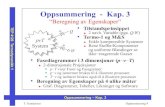 Oppsummering - Kap. 3 - NTNU · 2012. 9. 2. · Oppsummering – Kap. 3 T. Gundersen Oppsummering 10 Oppsummering - Kap. 3 “Beregning av Egenskaper” • To-Fase Området med Damp