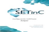 Configuración SoftPhone Zoipersetinc.com.ar/.../Configuracion-SoftPhone-Zoiper.pdf · A continuación se detallan los pasos a seguir para configurar una cuenta de SETinC en su SmartPhone.