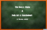 The Box@ Chula Folk Art @ Ratchaburi Box.pdf · Folk Art & Ratchaburi Feedback 1. โครงการ - ได้รับความรู้ด้านศิลปกรรม