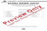 ConCert BAnD james bond suite - Stanton's...james bond suite Featuring JAMES BOND THEME, LIVE AND LET DIE, FOR YOUR EYES ONLY and GOLDFINGER Arranged by FRANK ERICKSON Please note: