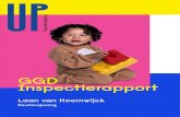 GGD Inspectierapport - Up · de GGD. Om meer maatwerk bij het toezicht in de kinderopvang mogelijk te maken, werken de GGD'en in Nederland bij de inspectie volgens een model voor