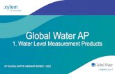 Global Water AP - xylem-analytics.asia · The unique 3ft range ultrasonic water level sensor is ideal for measuring flow in small flumes and weirs. The 12ft and 48ft ultrasonic water