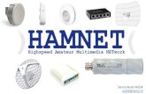 HAMNET - VERON · Wat is HAMNET •AMPRNET (Amateur Packet Radio Netwerk), actief sinds jaren 80 •Internet netwerk 44.0.0.0/8 Nederlandse allocatie 44.137.0.0/16 Hoe ziet het netwerk