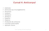 Cursul 4: Anticorpul€¦ · Definitie •Anticorpul: este o proteina care este produsa ca raspuns la stimularea produsa de antigen si care reactioneaza specific cu acel antigen.