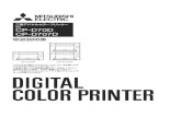 三菱デジタルカラープリンター CP-D70D CP-D707D...三菱デジタルカラープリンター 形名 CP-D70D CP-D707D 取扱説明書 このたびは三菱デジタルカラープリンターをお買い上げ