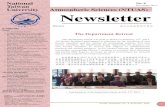No. 6 November 2012 News University Newsletternigam/2012-NTUAS-Newsletter...News NTUAS Newsletter No. 6 November 2012 Class of ”Paleoclimatology: millennial-scale climatic changes