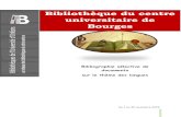 Bibliothèque du centre universitaire de Bourges · 2019. 11. 20. · Le CV en anglais. 3e éd. Levallois-perret : Studyrama, 2017. Emploi. ISBN 978-2-7590-3516-8. OE CA ANG MERCIER,