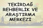 TEKĠRDAĞ REHBERLĠK VE ARAġTIRMA MERKEZĠtekirdagram.meb.k12.tr/meb_iys_dosyalar/59/01/... · “Resimler ve Çocuk” temalı sunumu yapmıtır. • •17/05/2016 tarihinde Marmara
