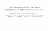 Liiketoimintamuutos lähtöinen tietoteknisen ratkaisun ...Luennoitsija Kai Vuolajärvi • DI (1999), Tuta • TietoEnator (1998-2000) Project Manager • Deloitte Consulting (2000-2005)