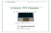 型 番 : PH320240T023-IAA01”¨E-PH320240T023-IAA01...1.2 Mechanical Specifications Item Standard Value Unit Outline Dimension 76.9(W) * 63.9 (L) * 3.2 (H) mm TFT LCD Panel Item
