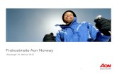 Frokostmøte Aon Norwayaon.no/updates/wp-content/uploads/2014/08/Present... · Frokostmøte Aon Norway Stavanger 10. februar 2015. 2. 3 Ny uførepensjon • Vidar Pedersen. 4 •