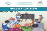 BUDGET CITOYEN - WordPress.com€¦ · Le contexte d’élaboration du Budget de l’Etat, exercice 2019 Les hypothèses d’élaboration du Budget 2019 Les priorités retenues pour
