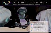 SOCIAL UDVIKLING · Markedsorientering af de specialiserede sociale tilbud Af Cristian Lima, Henning Nilausen og Signe Riedel Som praktikere og rådgivere med mangeårig erfaring