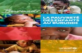 La Pauvreté des e nfants au Burundi - UNICEF · 2018. 9. 21. · 9 La Pauvreté des e nfants au Burundi table des Matières Liste des figures 10 Liste des tableaux 13 Liste des sigles
