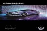 Mercedes-Benz CLA 200€¦ · 160 Электронный ключ с хромировкой - - Адаптивная тормозная система с противооткатной