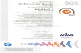 StarTech.com ISO 9001:2015 Canada Certificate · Title: StarTech.com ISO 9001:2015 Canada Certificate Subject: StarTech.com ISO 9001:2015 Canada Certificate Created Date: 9/21/2018