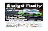 SALGÓ RALLY 2020.07.18-19. VERSENYKIÍRÁS · 2020. 6. 23. · SALGÓ RALLY 2020.07.18-19. VERSENYKIÍRÁS 4 1. BEVEZETÉS 1.1. Bevezetés A STEELVENT SALGÓ Rally 2020 az FIA Nemzetközi