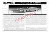 Ferrari 250 GTO - downloads.revell.de · ® Ferrari 250 GTO 07395-0389 ©2007 BY REVELL GmbH & CO. KG PRINTED IN GERMANY Ferrari 250 GTO Ferrari 250 GTO Der Ferrari 250 GTO wurde