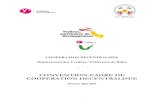 CONVENTION-CADRE DE COOPERATION DECENTRALISEE€¦ · de coopération de qualité, en suivant les recommandations de la Charte yvelinoise pour la qualité des projets de coopération