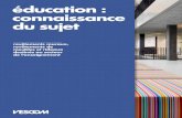 éducation : connaissance du sujet - Vescom B.V. revêtements muraux, revêtements de meubles et rideaux destinés au secteur de l’enseignement éducation : connaissance du sujet