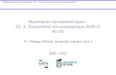 Statistiques non-paramétriques : Ch. 3. Économétrie non-paramétrique 2016 …risques-environnement.universite-lyon.fr/IMG/pdf/np_ch3... · 2016. 12. 6. · Statistiques non-paramétriques