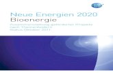 Neue Energien 2020 Bioenergie - Klimafonds...Thematisch gegliederte Übersicht geförderter Projekte und Ausschreibungen: > Energie der Zukunft (eine Ausschreibung) > Neue Energien
