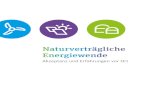 Naturverträgliche Energiewende - BfN€¦ · 6.1 Vertrauen in AkteurInnen 20 6.2 Vertrauen in Information und Beteiligung 22 6.3 Vertrauen durch Verantwortungsübernahme 24 7 Natur-