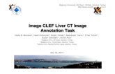 Image CLEF Liver CT Image Annotation Task · Liver CT annotation task: Evaluation methodology !! Evaluation is based on completeness and accuracy of the predicted annotations with