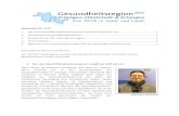 Newsletter Nr. 1/17 - Gesundheitsregion plus · 2/27/2017  · Gesundheitsregionen plus Erlangen-Höchstadt & Erlangen Newsletter Nr. 1/2017 2 2. Gemeinsame Gesundheitskonferenz Am