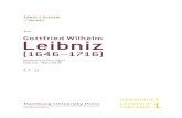 aus: gttfried Wilhelm o Leibniz · Gottfried Wilhelm Leibniz (1646-1716). Akademievorlesungen Februar – März 2016 Author: Akademie der Wissenschaften in Hamburg [Hg.] Subject: