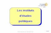 Les instituts d’études politiquesSciences Po Paris : Procédure par examen : en 2014*, 5 208 candidats ont postulé à l’entrée en 1 ère année (cycle collège), 776 ont été