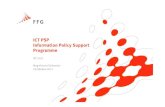 ICT PSP Information Policy Support Programme2011/10/18  · Digitale Agenda) Wettbewerbsfähigkeit durch verstärkte Nutzung von IKT Förderung von Pilotprojekten und Netzwerken Programmlaufzeit