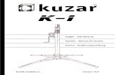 KUZAR SYSTEMS S.L. Version.14/9 - Prolight · 2018. 12. 13. · 2106 1004 3001 2001 1010 1101 1005 1005 Soporte ﬁ jo tirantes / Fixed strap support Tapón superior pata/ ... Weight: