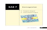 BaB 7 Kemagnetan - smpkartikasatu.files.wordpress.com … · Kemagnetan adalah suatu sifat zat yang tera-mati sebagai suatu gaya tarik atau gaya tolak antara kutub-kutub tidak senama