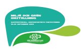 Miljö och grön omställning · 2016. 11. 7. · Centerpartiets partistämma 2013 Slutprotokoll – Miljö och grön omställning 2 1. INLEDNING Centerpartiet ska vara en ledande
