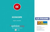 ECOSCOPE - Mediapicking...pour Le Figaro –BFM Business Ecoscope –Janvier 2016 14 La pertinence d’un Code du travail plus souple sur les modalités de licenciement Q. Selon vous,