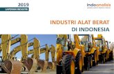 INDUSTRI ALAT BERAT DI INDONESIA - IndoAnalisis... iv DAFTAR ISI INDUSTRI ALAT BERAT DI INDONESIA 2018 Grafik 3.10. Penjualan dan Pertumbuhan Penjualan Alat Berat Komatsu untuk Sektor