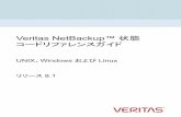 Veritas NetBackup™ コードリファレンスガイドNetBackup の状態コード: 54.....93 NetBackup の状態コード: 55.....94 NetBackup の状態コード: 56.....94 NetBackup