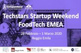 Techstars Startup Weekend FoodTech EMEA...Techstars Startup Weekend Foodtech A febbraio, Techstars organizzerà la prima iniziativa regionale FoodTech, concentrandosi sulla connessione
