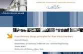 Fluid dynamic design principles for flow … at YNUs.pdfElements of fluid dynamics The micro / nano scale environment Design of a parallel-plate microfluidic chamber Outline Introduction
