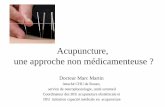 Acupuncture, une approchédi t?he non médicamenteuse · Revues méthodiques en acupuncture Haut niveau de preuve 1. Nausées-vomissements post-opératoires (Lee 1999, Streitberger