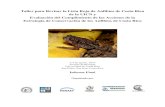 Taller para Revisar la Lista Roja de Anfibios de Costa ... Rican Amphibia… · conservación de anfibios. La lista detallada de los asistentes se encuentra en la Sección V de este