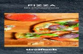 PIZZA · 2020. 4. 28. · • Pizza mit Wasabicreme bestreichen, mit Räucherfisch und mariniertem Rucola belegen, für die Deluxe-Variante Forellenkaviar dazugeben • Auf vorgewärmten